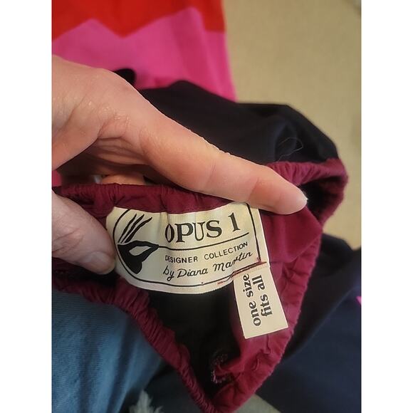 Vintage 70s Opus 1 by Diana Martin Circle Skirt 100% Cotton One Size - Picture 6 of 10